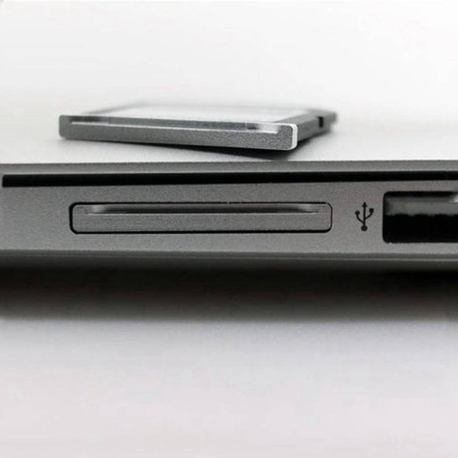 BASEQI Hidden Aluminum Alloy SD Card Case for Lenovo Flex4-14 Laptop