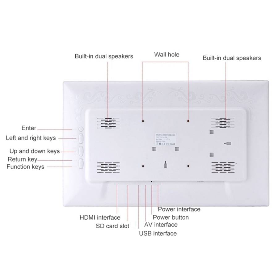 18.5 inch  Wall Hanging Advertising Machine, Shopping Mall Electronic Display Stand Advertising M...