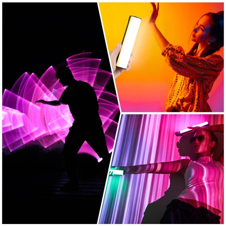 PULUZ 17cm Photo Handheld RGB Stick Light Magnetic LED Fill Light