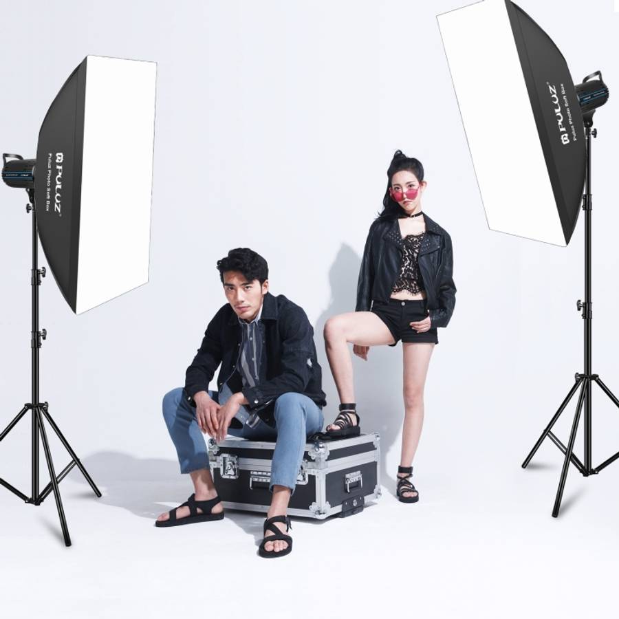 PULUZ Rectangle Speedlite Softbox Bowens Mount Diffuser