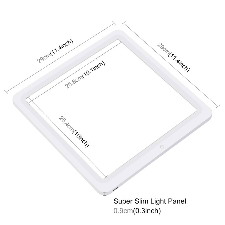 PULUZ LED Shadowless Light Pad for 30cm Photo Studio Box, 30cm Shadowless Light