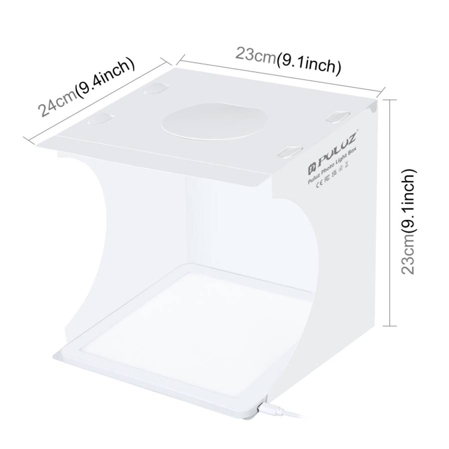 PULUZ Mini LED Photography Shadowless Light Lamp Panel Pad + Studio Shooting Tent Box, Acrylic Ma...