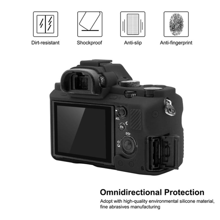 PULUZ Soft Silicone Protective Case for Sony ILCE-7MII / 7SMII / 7RMII, For Sony ILCE-7MII, For S...