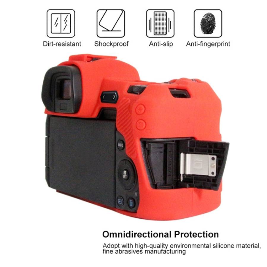 PULUZ Soft Silicone Protective Case for Canon EOS R, For Canon EOS R