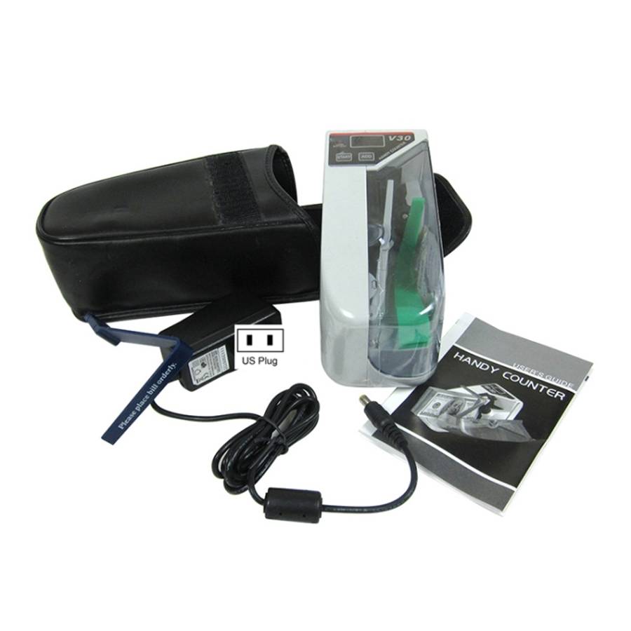 V30 Mini Portable Multi Paper Currency Counting Money Counter, US Plug