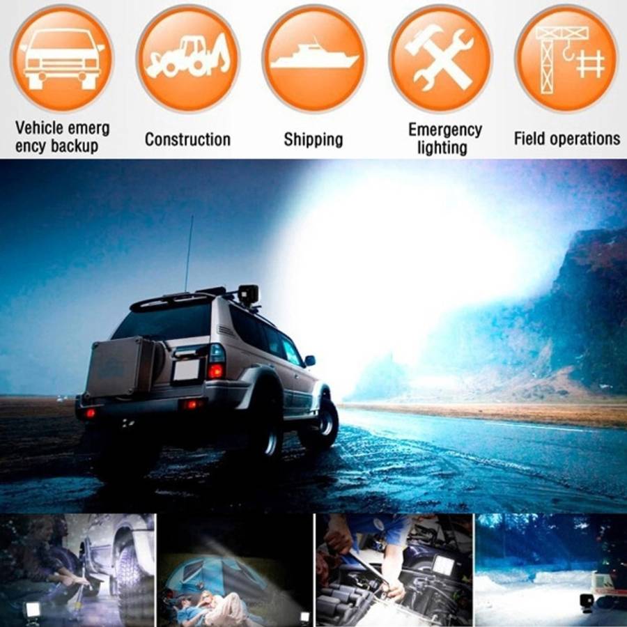 18W  6 LED White Light Floodlight Engineering Lamp / Waterproof IP67 SUVs Light, DC 10-30V, 6 LED...