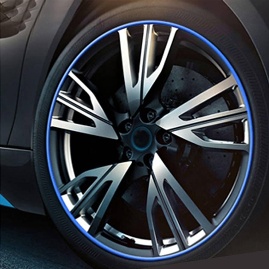 Universal Decorative Scratchproof Stickup 8M Flexible Car Wheel Hub TRIM Mouldings Decoration Str...