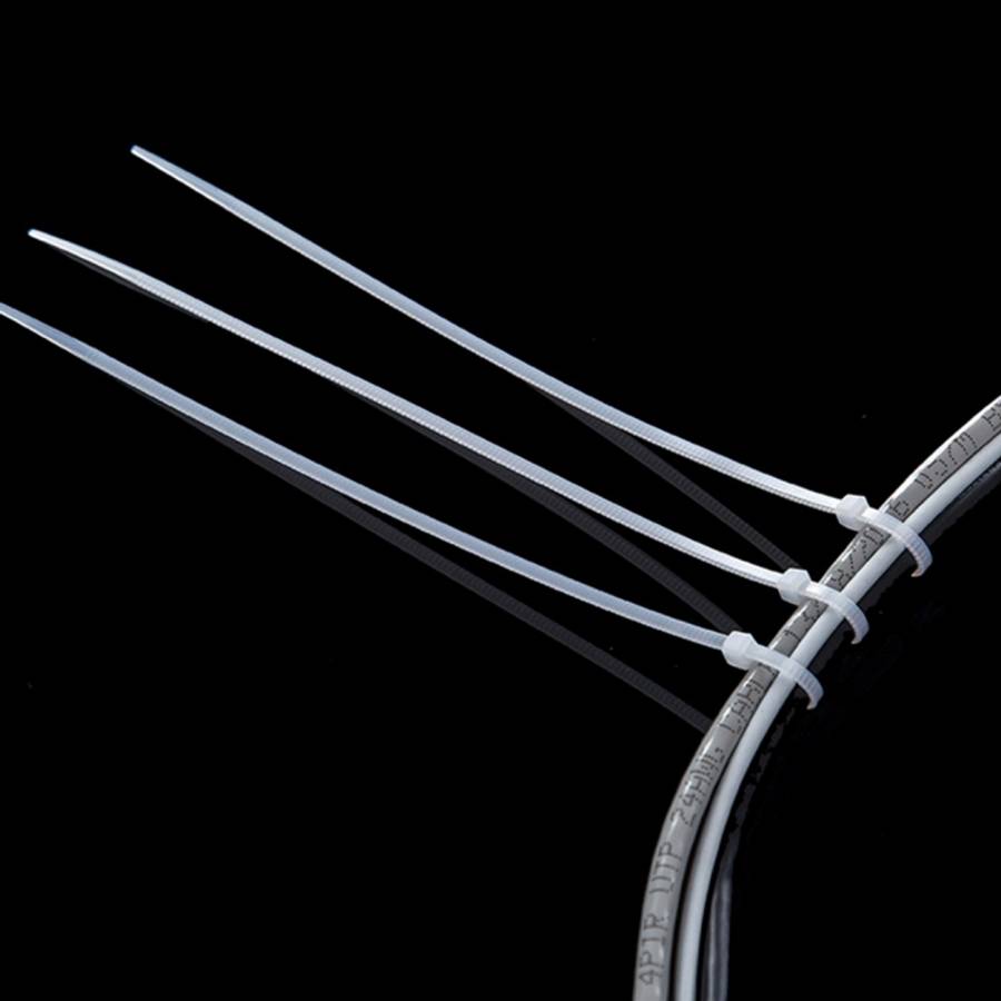 1000pcs Self-Locking Nylon Cable Wire Zip Ties(Size: 3 x 100mm), 1000 PCS 3 x 100mm