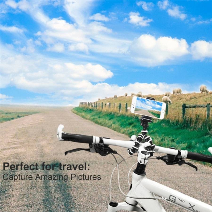 Flexible Grip Camera Tripod  for Mini Digital Camera(Black)