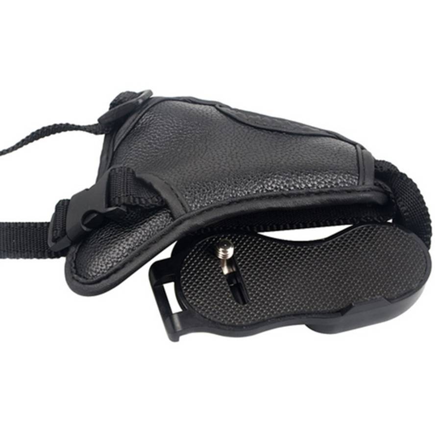 Hand Grip Soft PU Leather Wrist Strap for Nikon / Canon / Sony Camera