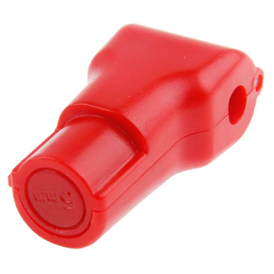 12 PCS Red ABS Display Hook / Security Lock Hook, 5.0mm Lock Hook Red, 6.0mm Lock Hook Red