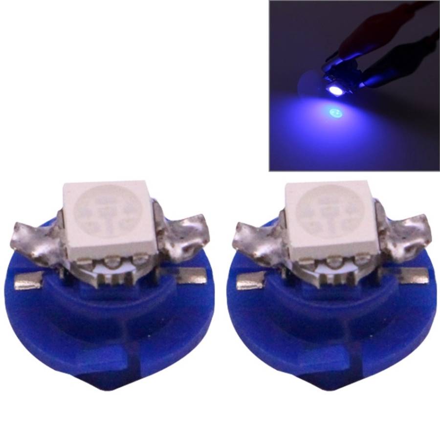 2 PCS B8.4 0.2W 12LM 1 LED SMD 5050 LED Instrument Light Bulb Dashboard Light for Vehicles, DC 12...
