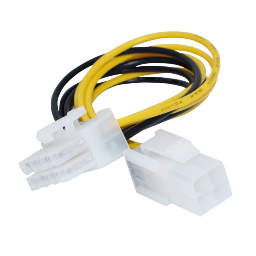 8 Pin Male to 4 Pin Female Power Cable, Length: 18.5cm