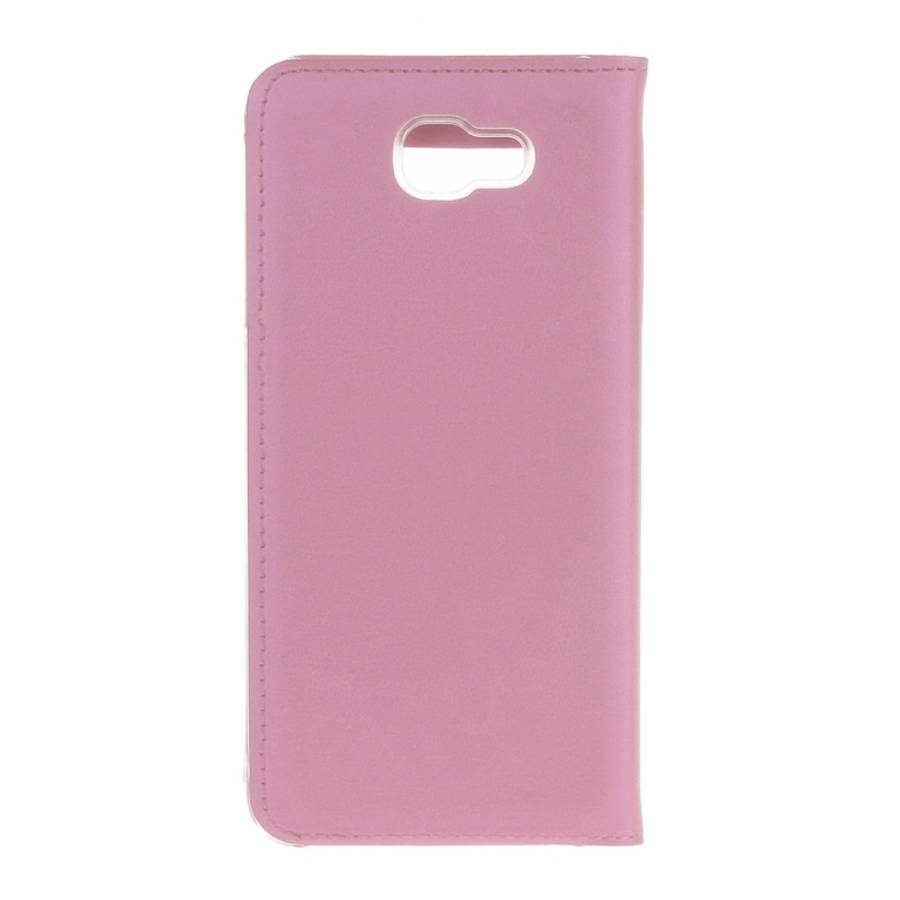 For Galaxy J5 (2017) (US Version) Litchi Texture Horizontal Flip Leather Case with Call Display ID