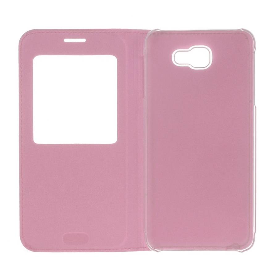 For Galaxy J5 (2017) (US Version) Litchi Texture Horizontal Flip Leather Case with Call Display ID