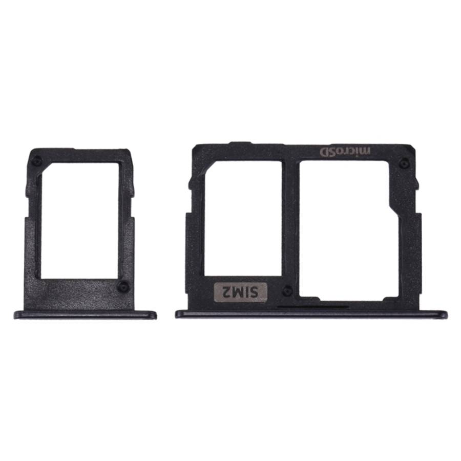 SIM Card Tray + Micro SD Card Tray for Galaxy J3 (2017) Single SIM / J330 &amp; J5 (2017) Single ...