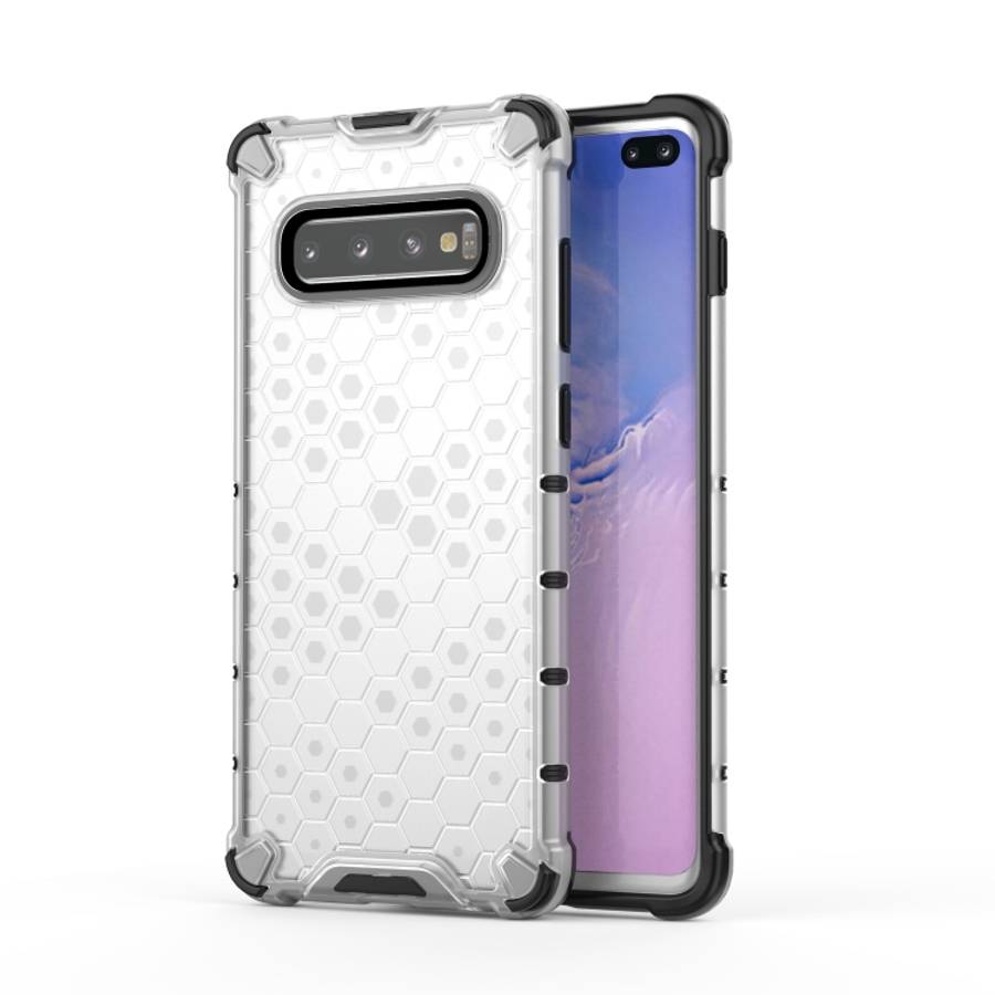 Honeycomb Shockproof PC + TPU Case for Galaxy S10+, For Galaxy S10+