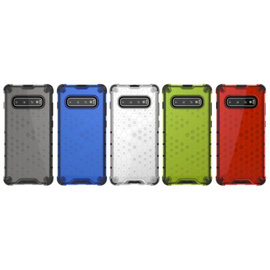 Honeycomb Shockproof PC + TPU Case for Galaxy S10+, For Galaxy S10+