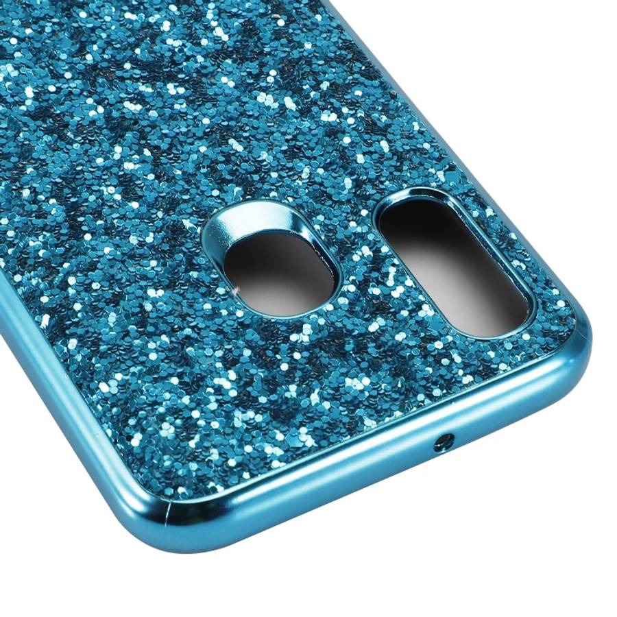 Glittery Powder Shockproof TPU Case for Galaxy A40, For Galaxy A40