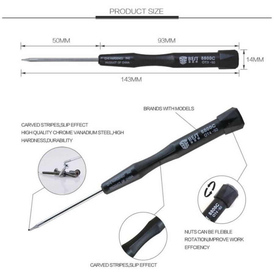 10 in 1 BEST BST-8800C Repair Tool Precision Screwdriver Set
