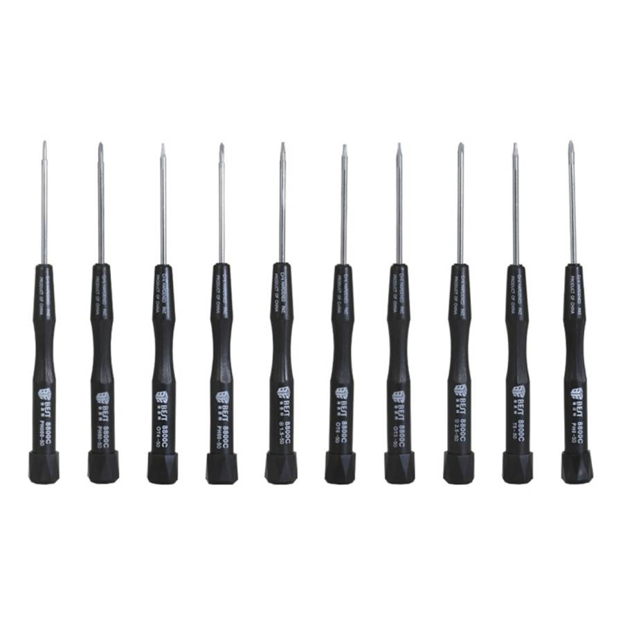10 in 1 BEST BST-8800E Repair Tool Precision Multi-purpose Magnetic Screwdriver Set