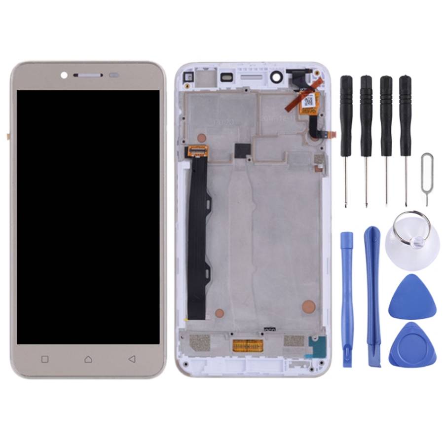 LCD Screen and Digitizer Full Assembly with Frame for Lenovo Vibe K5 Plus A6020A46 A6020l36 A6020...