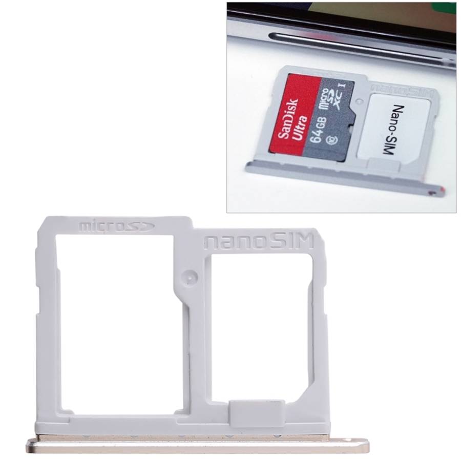 SIM Card Tray + Micro SD Card Tray for LG Q6 / M700 / M700N / G6 Mini, SIM+Micro SD Card Tray (Go...