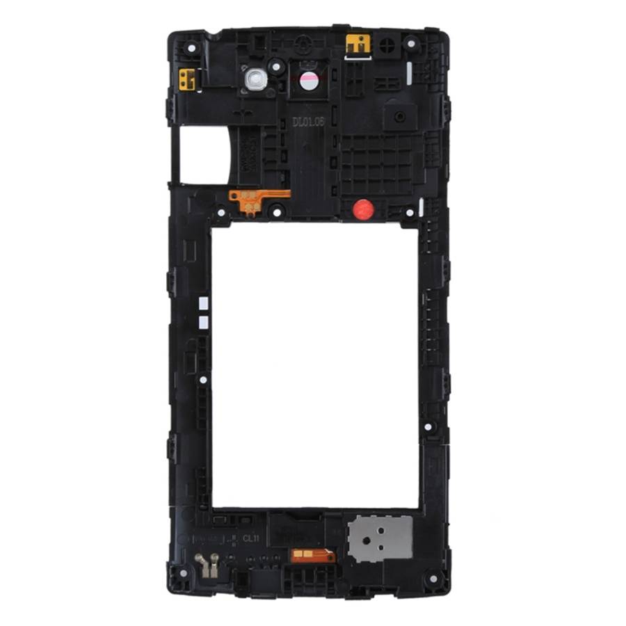 for LG C90 H500 Middle Frame Bezel with Speaker Ringer Buzzer &amp; Rear Camera Lens &amp; Home B...