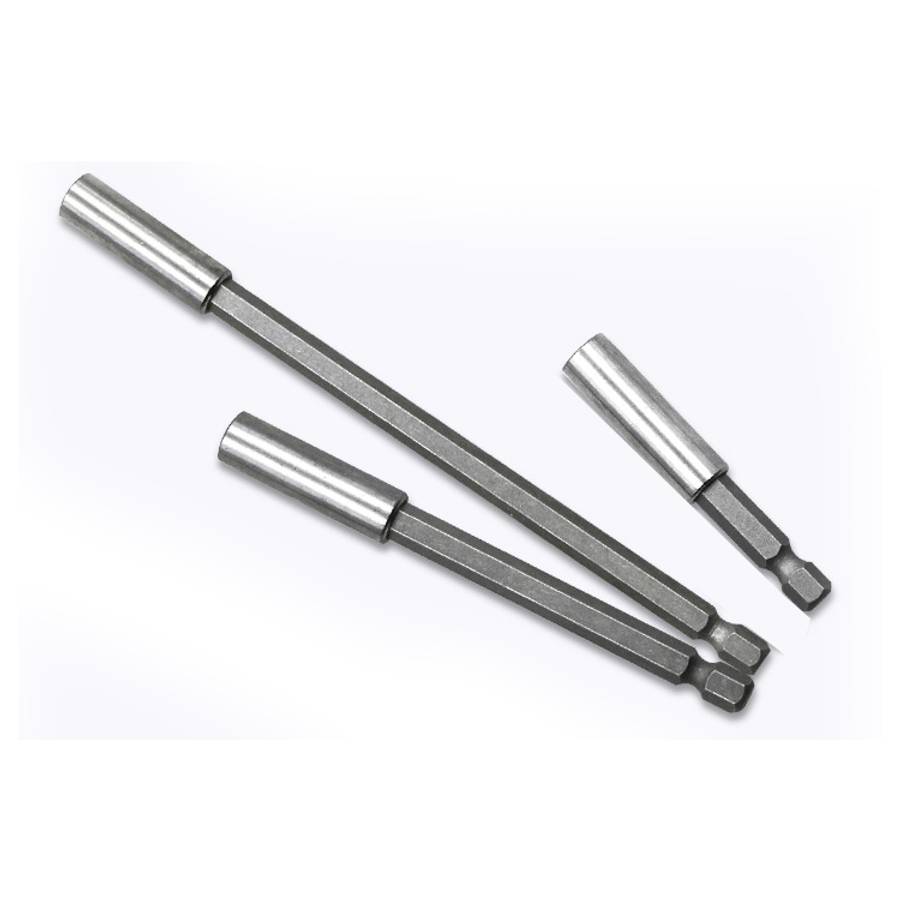 3 in 1 1/4 Electric Batch Head High Magnetism Connecting Rod Pistol Drill Extension Rod Sleeve Fa...