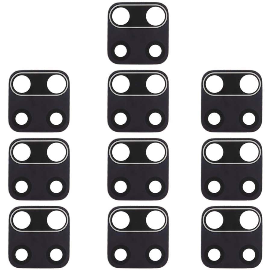 10 PCS Back Camera Lens for Xiaomi Redmi Note 9S / Redmi Note 9 Pro Max / Redmi Note 9 Pro (India...