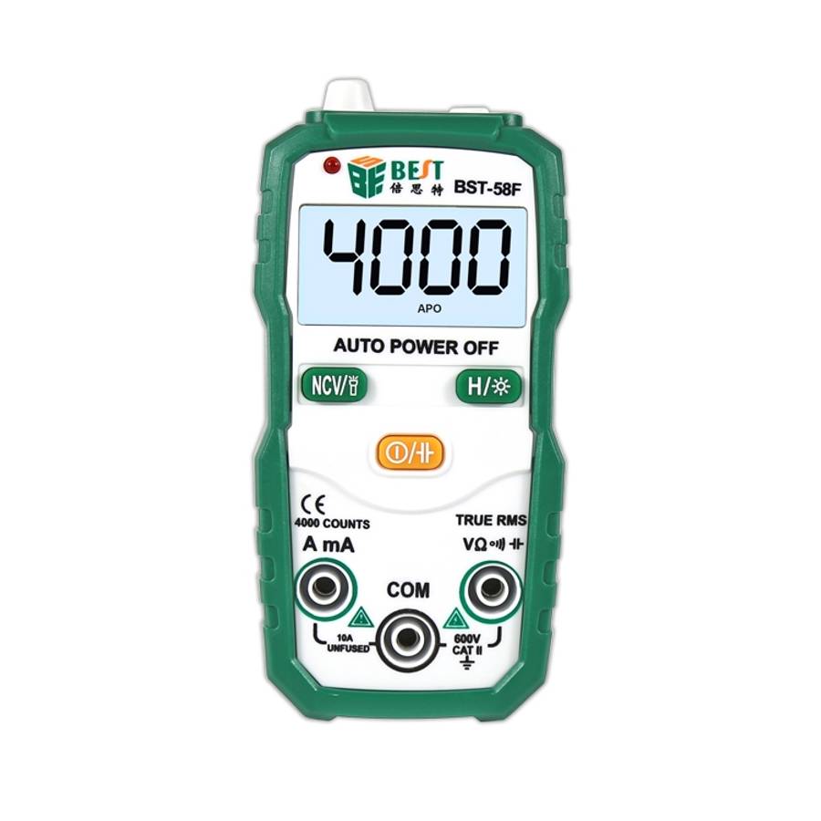 BEST BST-58F Full Automatic Range Multimeter Without Shift Intelligent Identification Digital Mul...