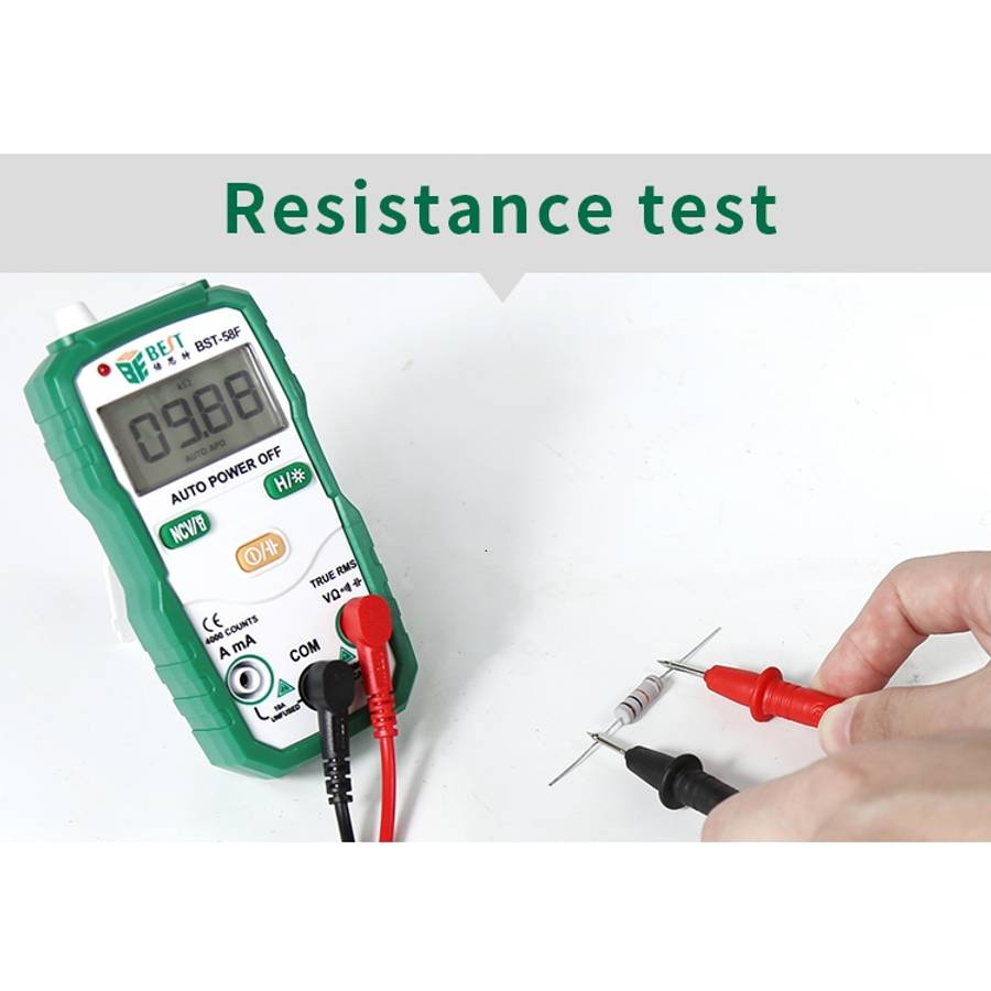BEST BST-58F Full Automatic Range Multimeter Without Shift Intelligent Identification Digital Mul...