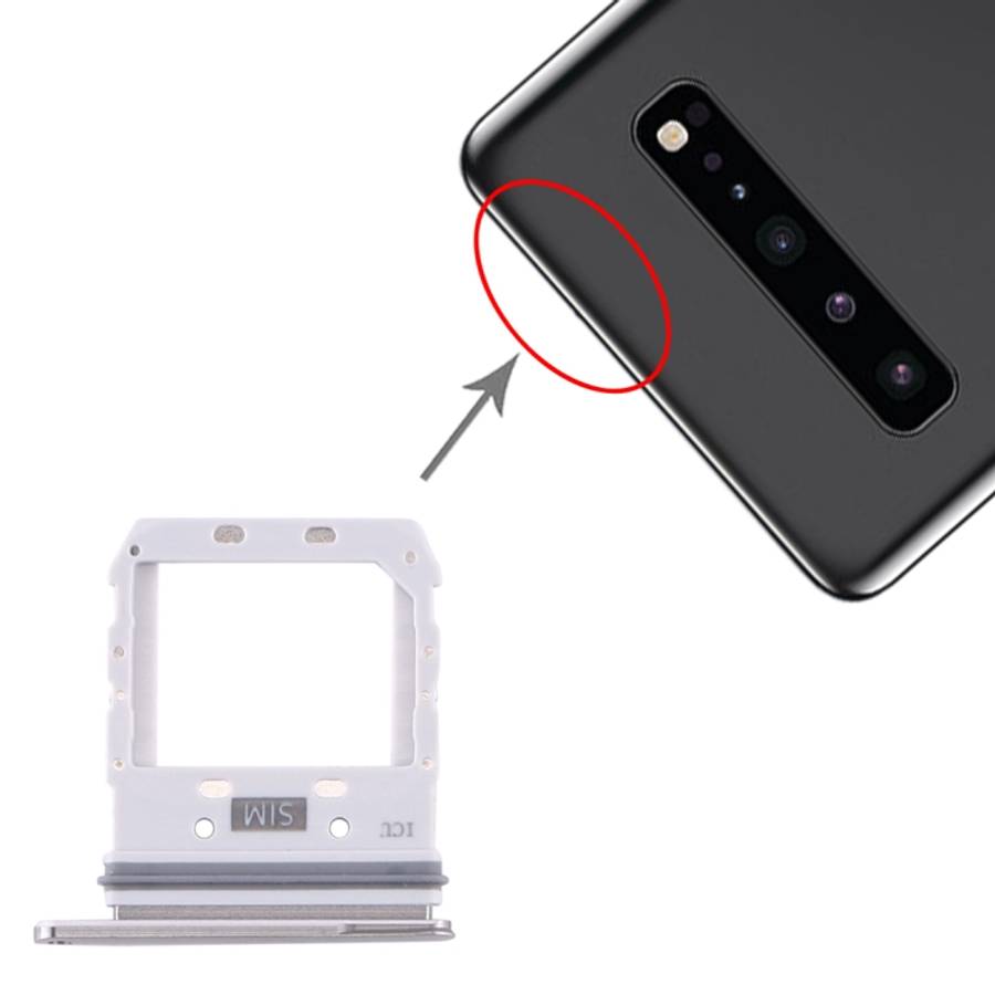 For Samsung Galaxy S10 5G SIM Card Tray, For Samsung Galaxy S10 5G(Single)