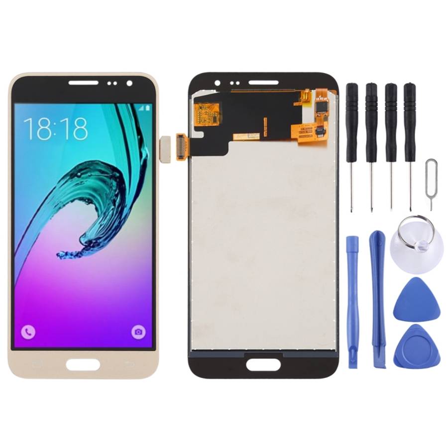 TFT Material LCD Screen and Digitizer Full Assembly for Galaxy J3 (2016) J320FN, J320F, J320G, J3...