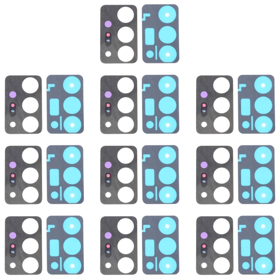 For Samsung Galaxy Note20 Ultra 5G SM-N986 10pcs Back Camera Lens