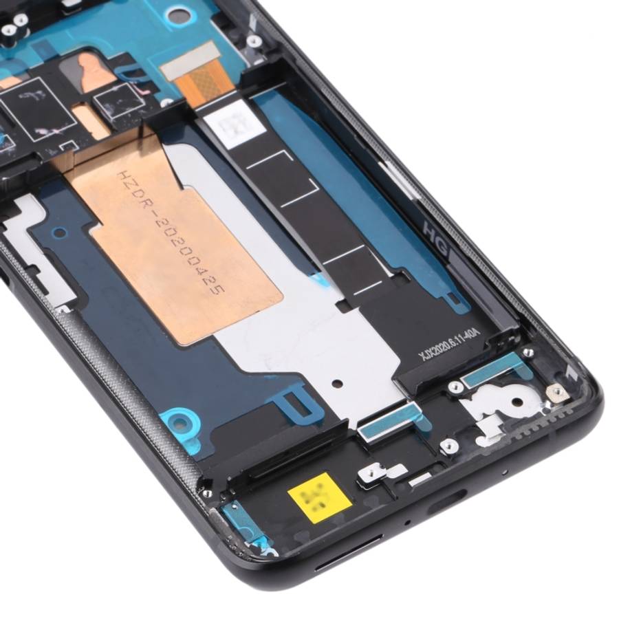 90Hz AMOLED Material LCD Screen and Digitizer Full Assembly with Frame for Asus Zenfone 7 Pro / Z...