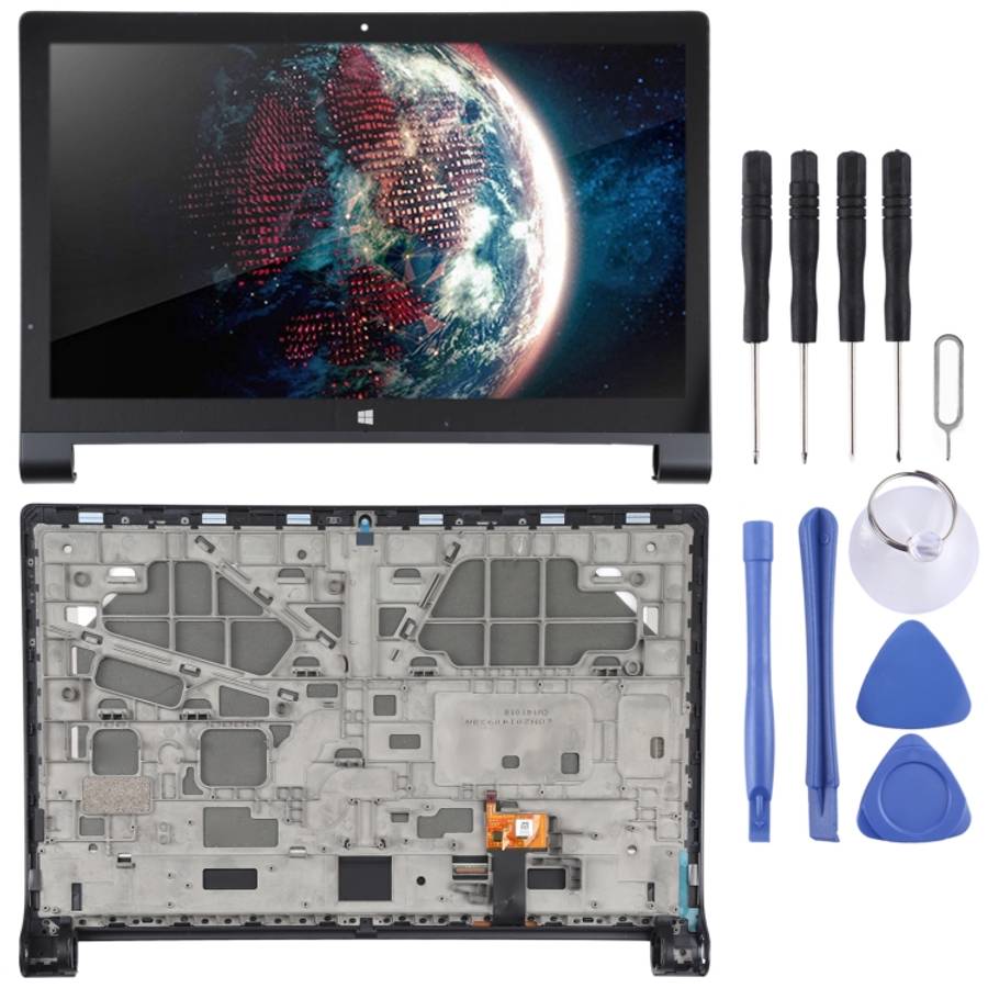 LCD Screen and Digitizer Full Assembly with Frame for Lenovo YOGA Tablet 2 Pro 1371F, For Lenovo ...