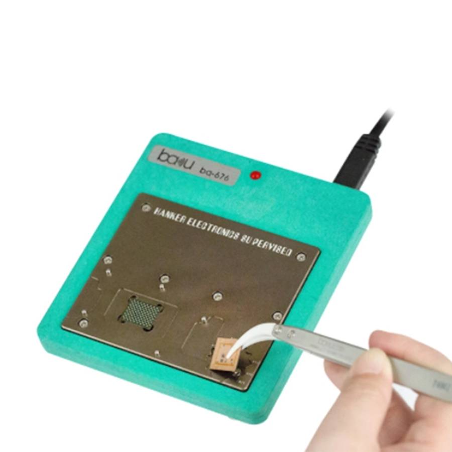 BAKU BA-676 110V-120V Multifuntional PCB IC Glue Remove Thermostatic Heating Platform for iPhone ...