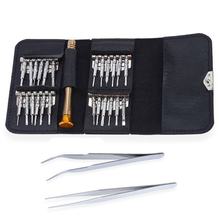 27 in 1 Magnetic Suction Portable Wallet Type Screw Driver Set Mobile Phone Tablet Maintenance Tool