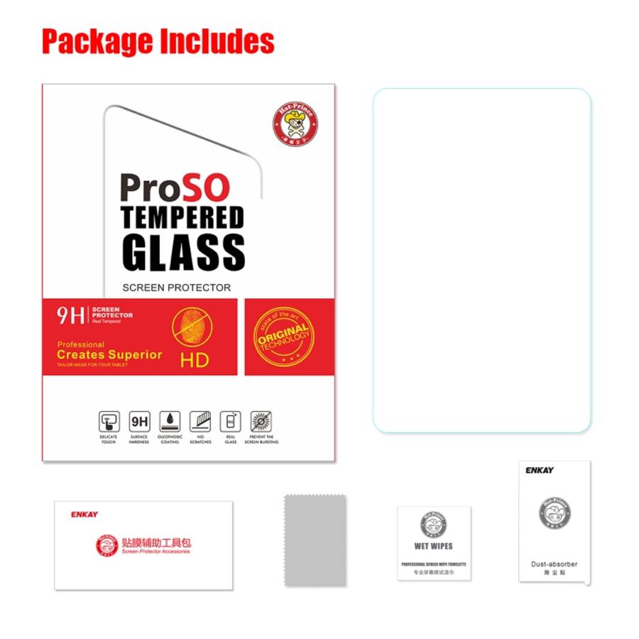For Huawei MatePad Pro 10.8 ENKAY Hat-Prince 0.33mm 9H Surface Hardness 2.5D Explosion-proof Temp...