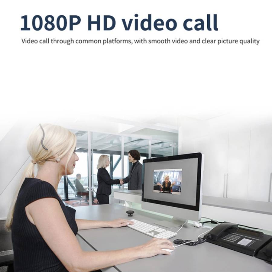 Full HD 1080P Webcam Built-in Microphone Smart Web Camera USB Streaming Live Camera With Noise Ca...
