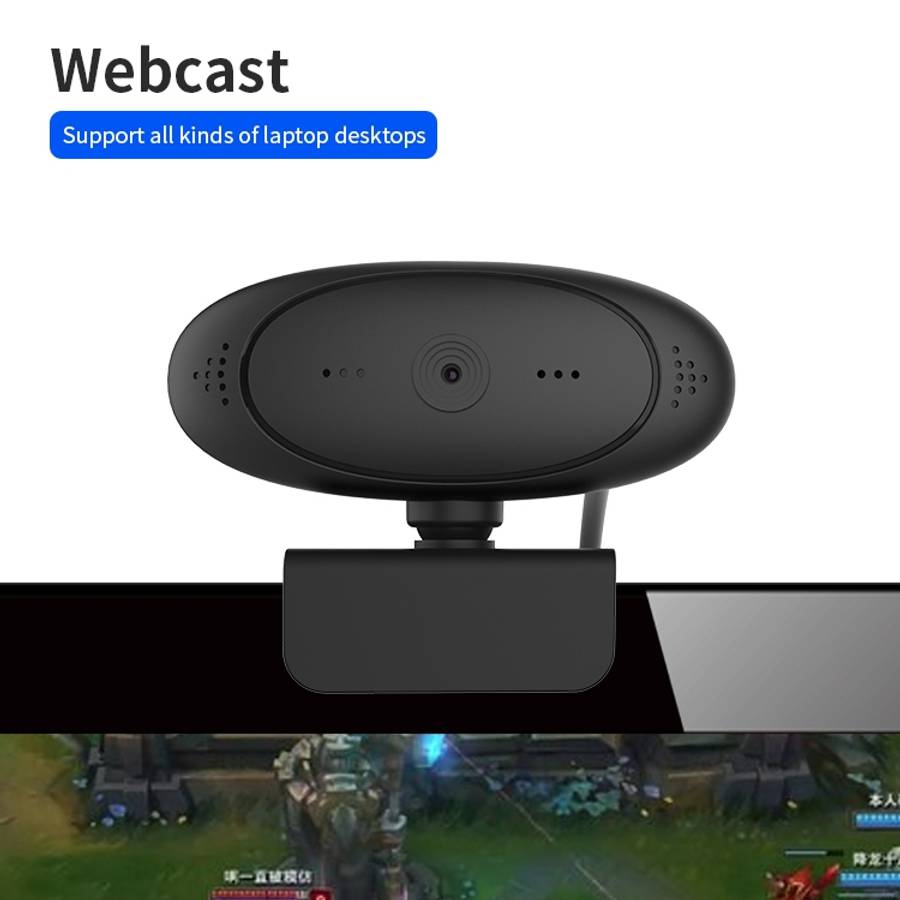 Full HD 1080P Webcam Built-in Microphone Smart Web Camera USB Streaming Live Camera With Noise Ca...