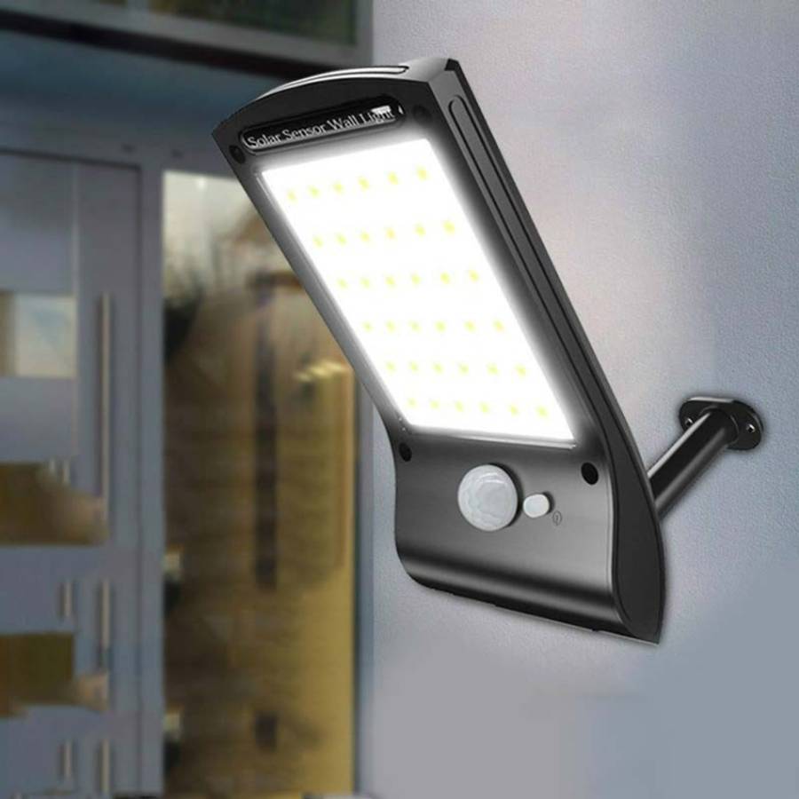 Solar Lights Outdoor 36 LED Super Bright Solar Lamp 280LM Motion Sensor Security Lights Wireless ...