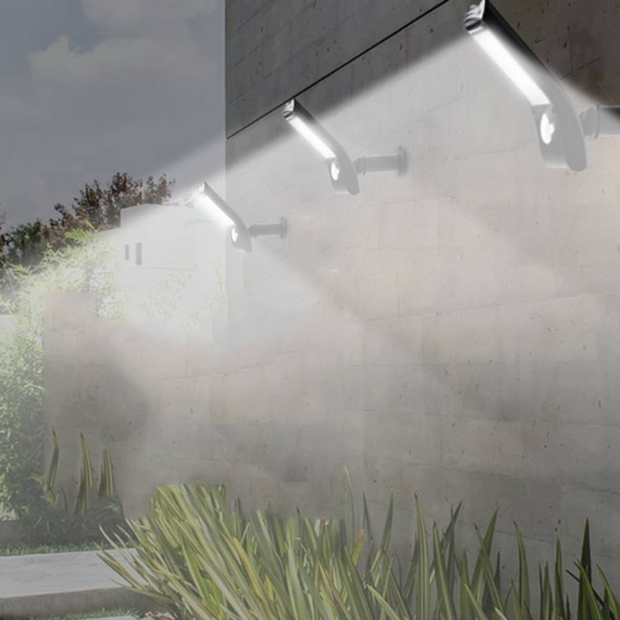 Solar Lights Outdoor 36 LED Super Bright Solar Lamp 280LM Motion Sensor Security Lights Wireless ...