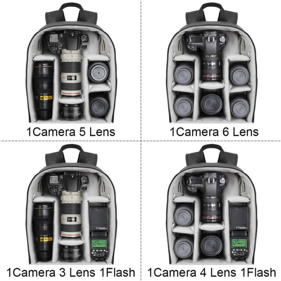 SLR Camera Shoulder Digital Camera Bag Outdoor Lightweight and Durable Nylon Photography Backpack...
