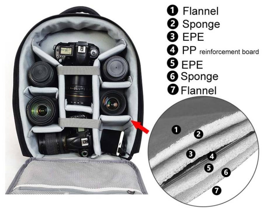 CADeN USB SLR Camera Bag Professional  Waterproof Portable Unisex Camera Bag