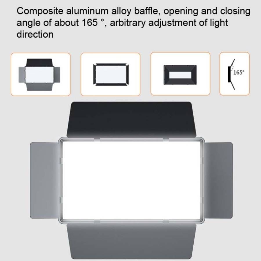 E900  55W  3000K-6500K Flat Panel Lights Live Broadcast Fill Light, Regular Models, Knob Model, K...