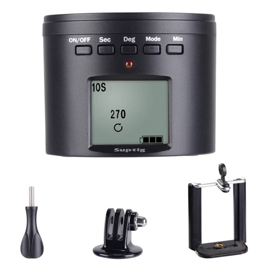 Suptig RSX-350 360 Degree Panoramic-Head Power-driven Time Lapse Stabilizer Tripod Adapter Turnta...