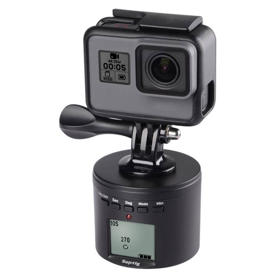 Suptig RSX-350 360 Degree Panoramic-Head Power-driven Time Lapse Stabilizer Tripod Adapter Turnta...