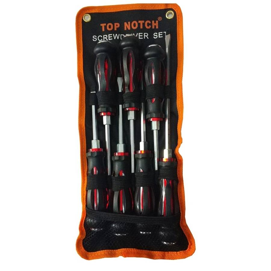 7 PCS / Set Knocking Screwdriver Oil-Resistant Through-Core Screwdriver Home Auto Repair Screwdri...